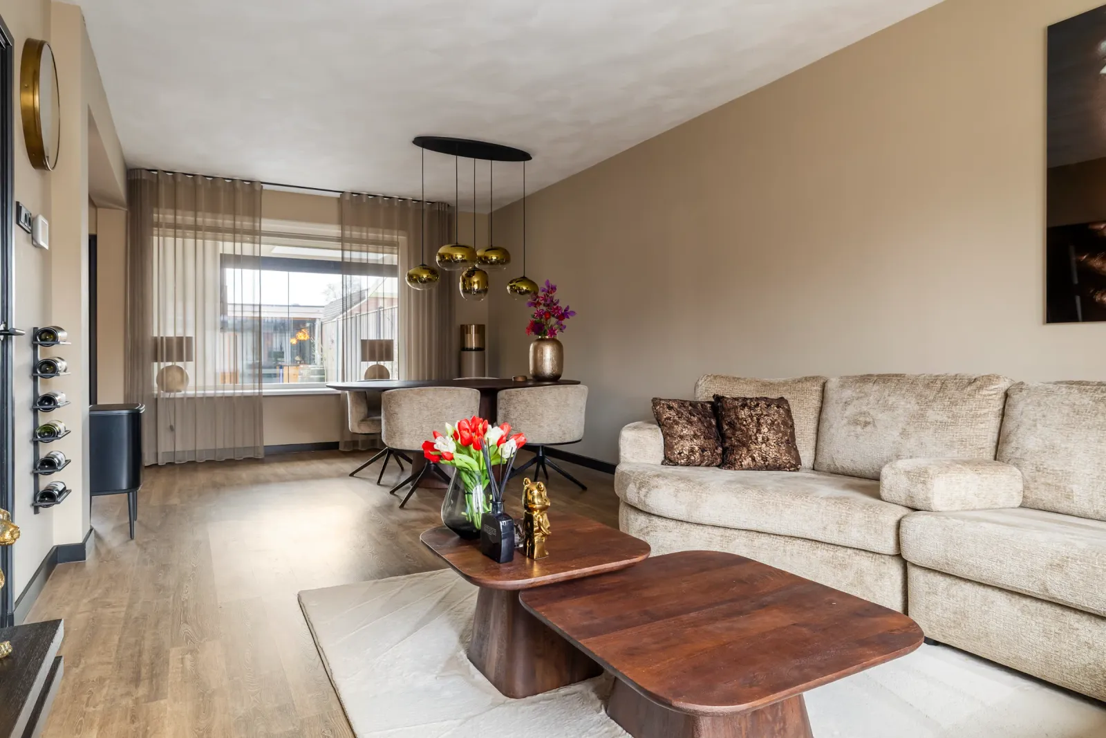 Woonkamer vastgoedfotografie